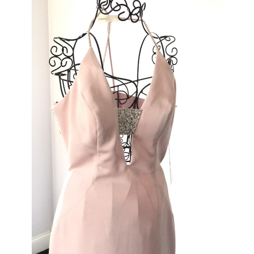 Blush Formal Gown Prom Womens Dresses Wedding Ball Evening Party Bridesmaid Long